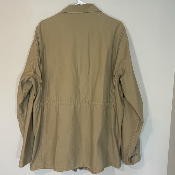 Arizona Jean Co M-65 Style Field Jacket Mens Large Tan Cargo Barn Utility Coat - Picture 5 of 8